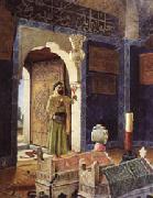 Old Man before Children's Tombs Osman Hamdy Bey